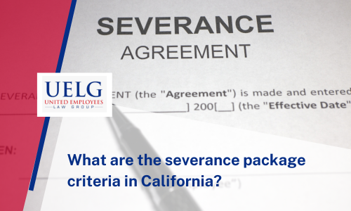 What is important to California employees when considering a severance package?